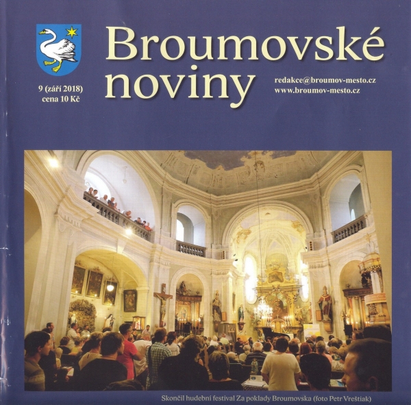 Nové číslo Broumovských novin přináší aktuality ze života naší školy