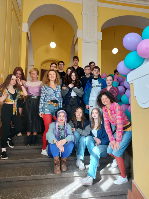 První den astronomického jara jsme oslavili ve škole spolu se studenty a učiteli z Polska 