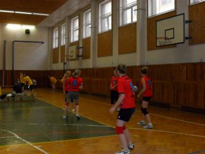 Gymnazistky na slušném 4.místě - Okresní finále volejbal